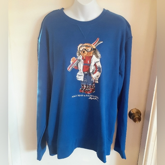 Polo Ralph Lauren Other - Polo Ralph Lauren Polo Bear Mens Sweatshirt Blue Size  XL  Polo Ralph  Lauren